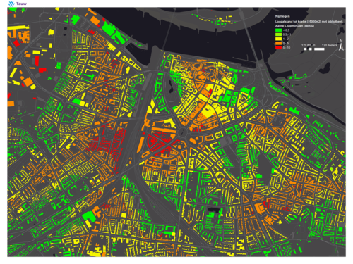 Maak je stad hittebestendig met looptijd-tot-koelte kaarten
