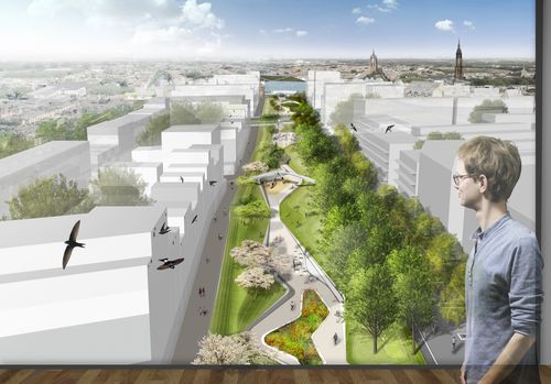 Groene ruggengraat Delft wordt living lab voor klimaatvragen