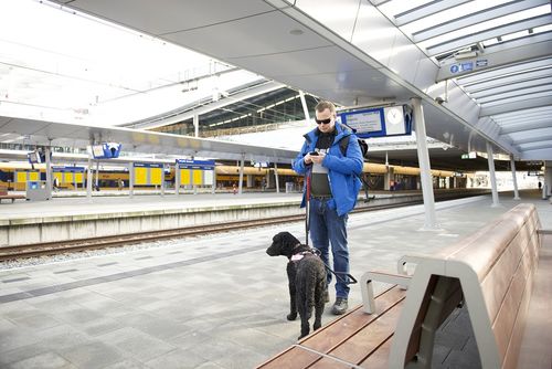App voor slechtziende treinreizger