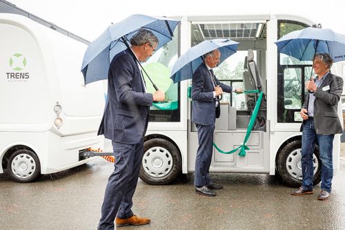 Enschede onthult eerste stadslogistieke wegtrein