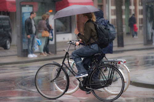 Vaker op de fiets door klimaatverandering