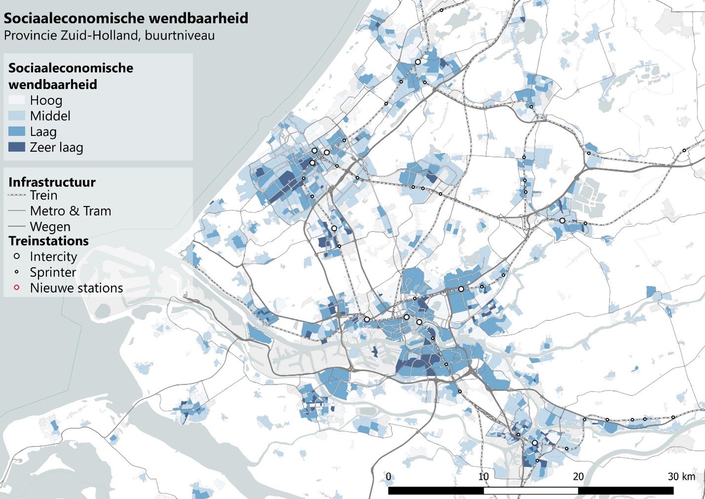 Totaaleffect van het bereikbaarheidseffect
